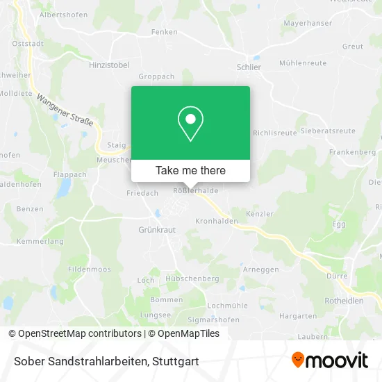 Карта Sober Sandstrahlarbeiten