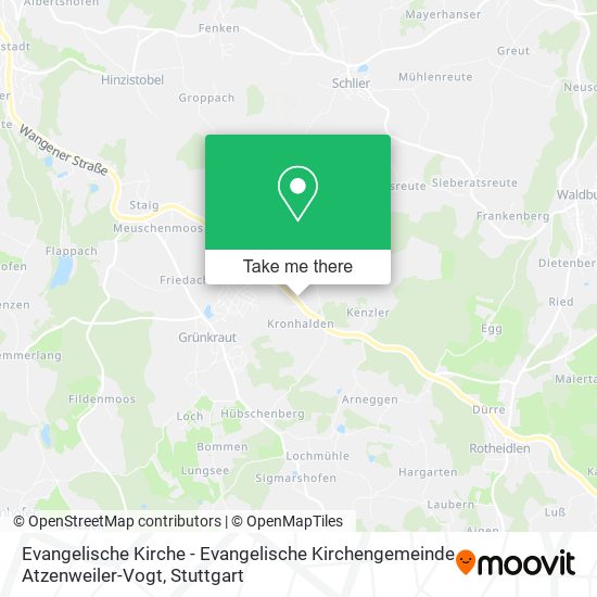 Evangelische Kirche - Evangelische Kirchengemeinde Atzenweiler-Vogt map