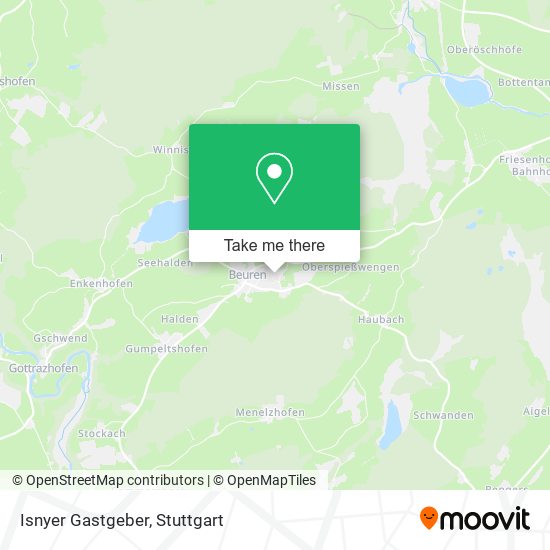 Карта Isnyer Gastgeber