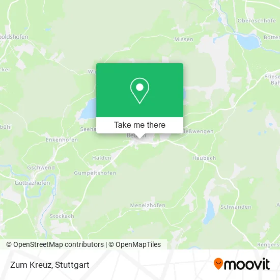 Карта Zum Kreuz