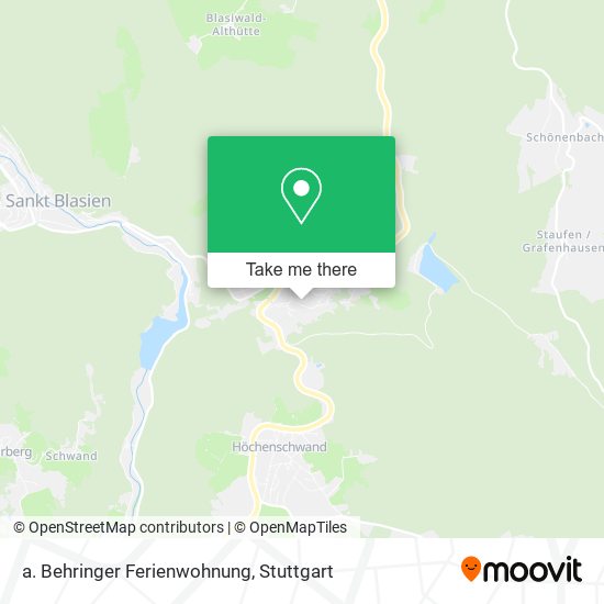 Карта a. Behringer Ferienwohnung