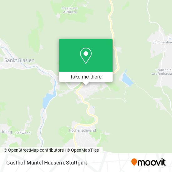 Gasthof Mantel Häusern map