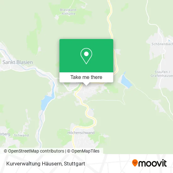 Карта Kurverwaltung Häusern