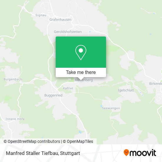 Manfred Staller Tiefbau map