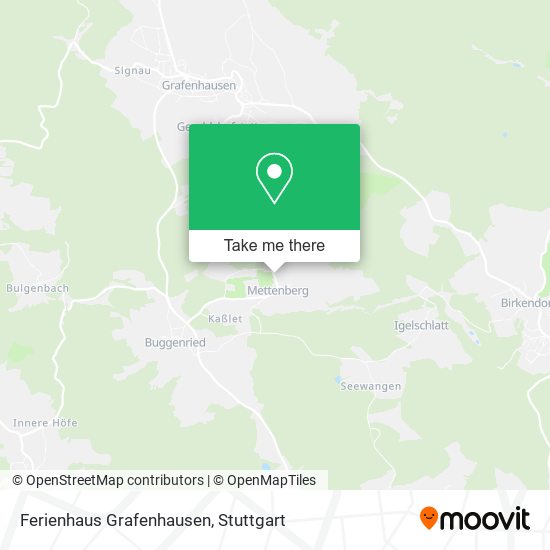 Ferienhaus Grafenhausen map