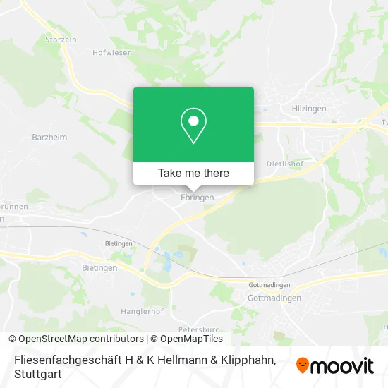 Карта Fliesenfachgeschäft H & K Hellmann & Klipphahn