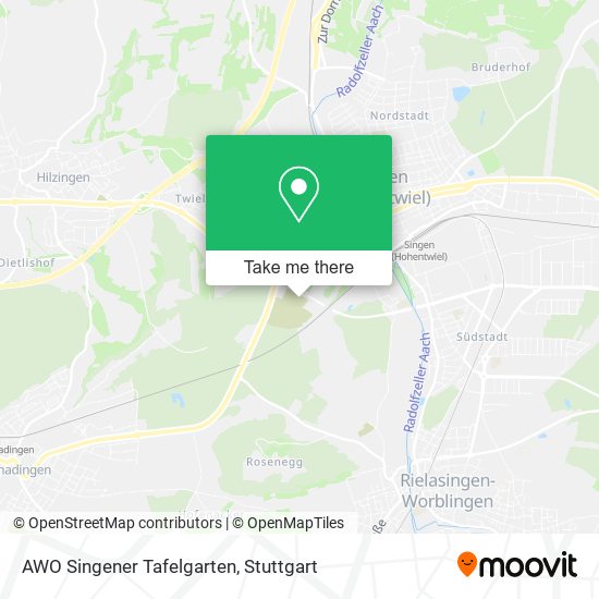 AWO Singener Tafelgarten map