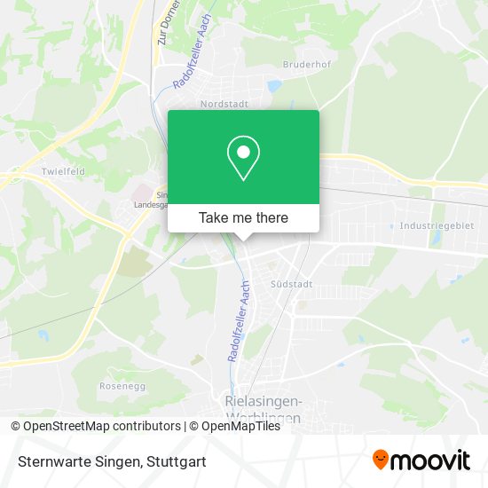 Карта Sternwarte Singen