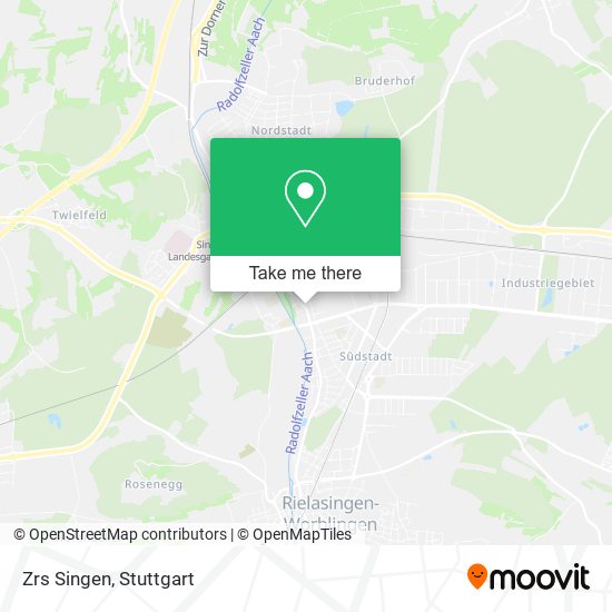 Карта Zrs Singen