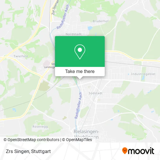 Карта Zrs Singen