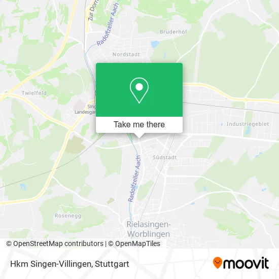 Карта Hkm Singen-Villingen