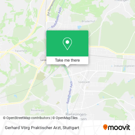 Карта Gerhard Vörg Praktischer Arzt
