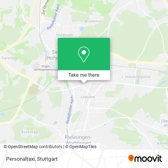 Карта Personaltaxi