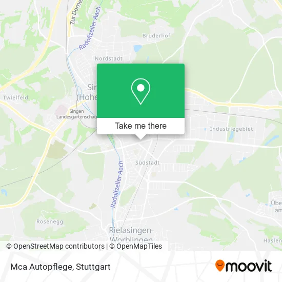 Карта Mca Autopflege