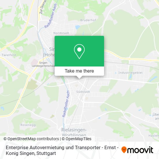 Enterprise Autovermietung und Transporter - Ernst - Konig Singen map