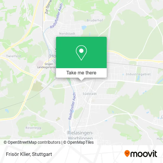 Карта Frisör Klier