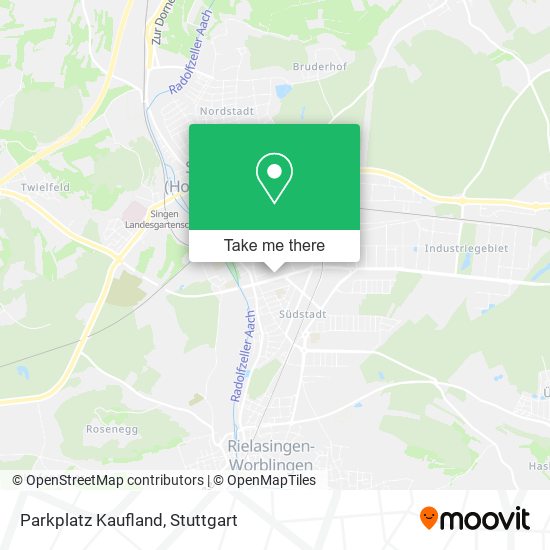 Parkplatz Kaufland map