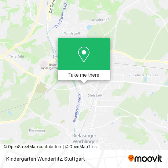 Карта Kindergarten Wunderfitz