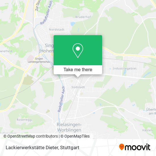 Lackierwerkstätte Dieter map