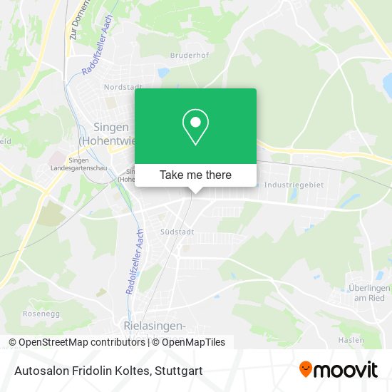 Autosalon Fridolin Koltes map