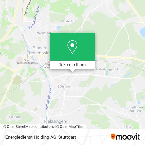 Карта Energiedienst Holding AG