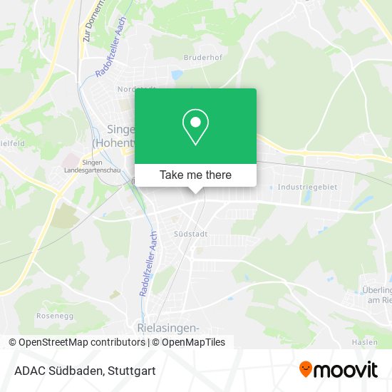 Карта ADAC Südbaden