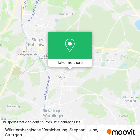 Карта Württembergische Versicherung: Stephan Heine