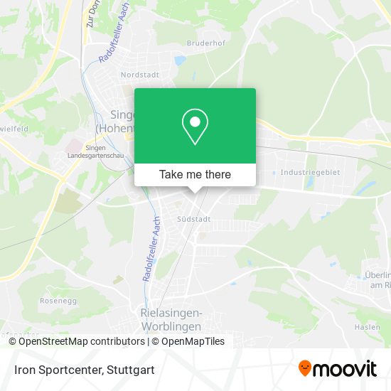 Карта Iron Sportcenter