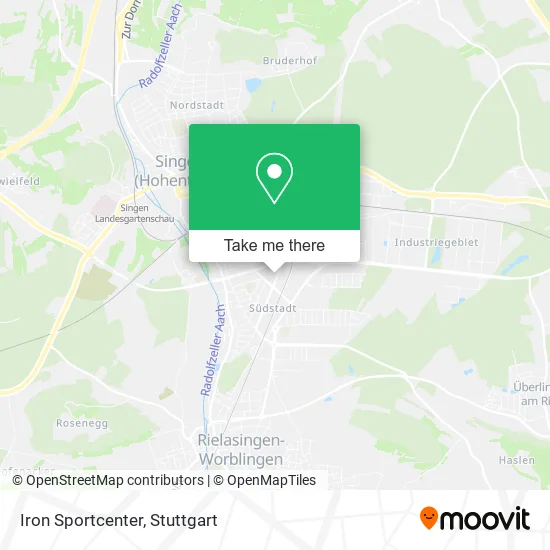 Карта Iron Sportcenter
