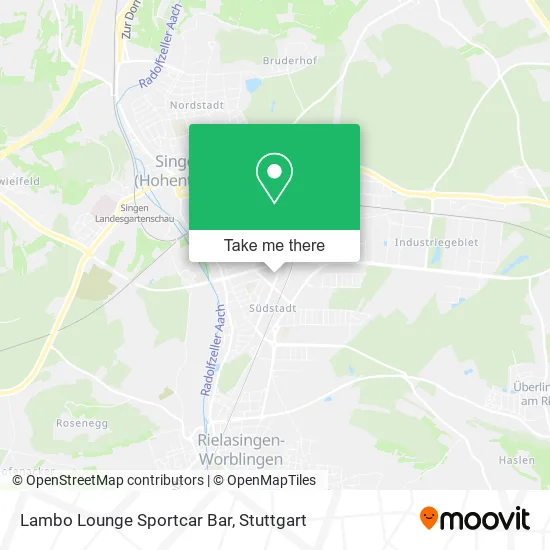 Карта Lambo Lounge Sportcar Bar