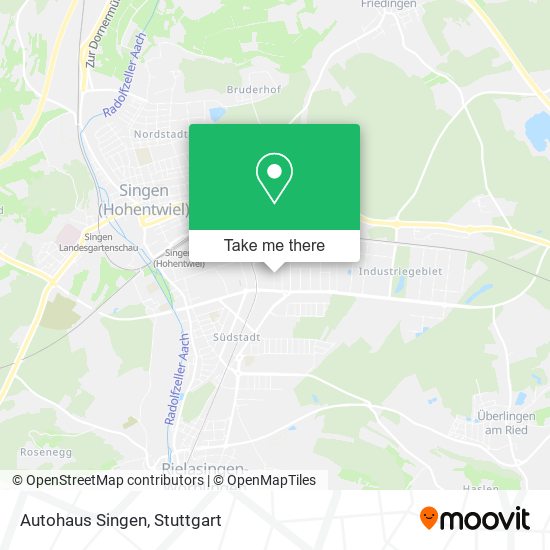 Карта Autohaus Singen