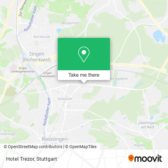 Карта Hotel Trezor