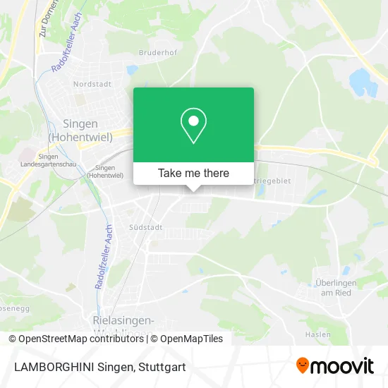 Карта LAMBORGHINI Singen