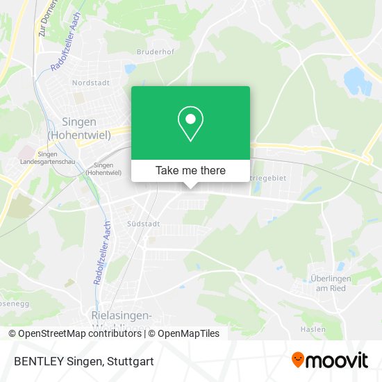 BENTLEY Singen map