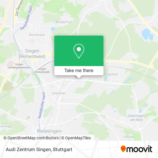 Карта Audi Zentrum Singen