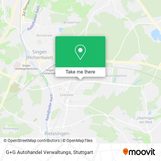 G+G Autohandel Verwaltungs map