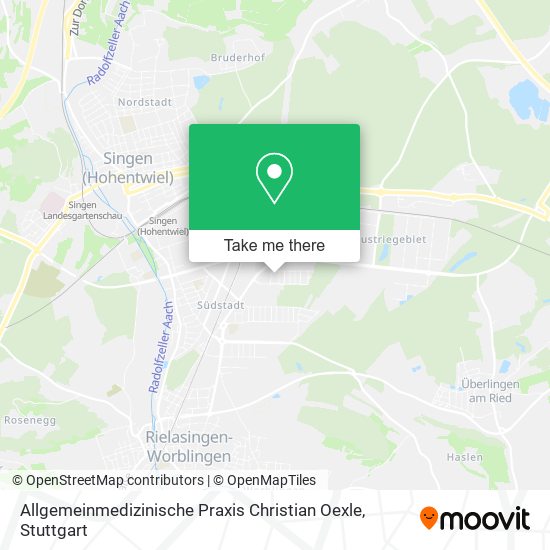 Allgemeinmedizinische Praxis Christian Oexle map