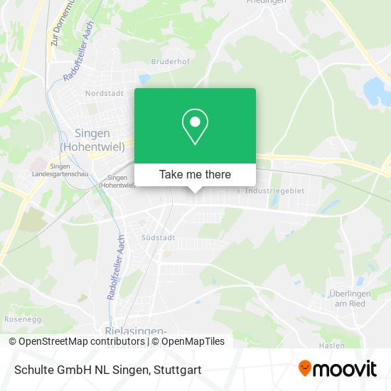 Schulte GmbH NL Singen map