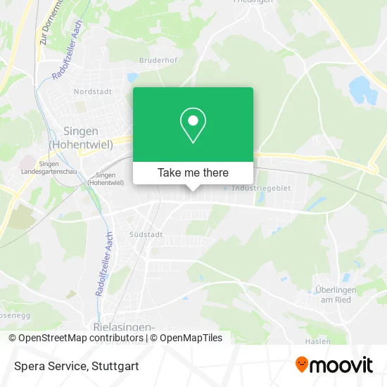 Spera Service map