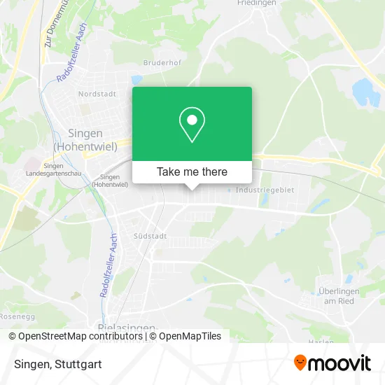 Карта Singen