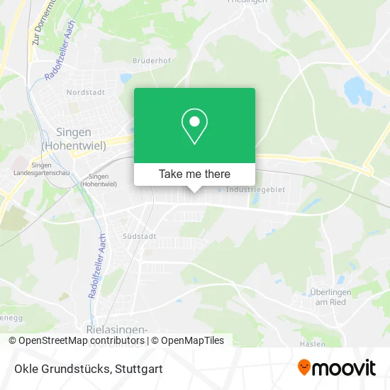 Карта Okle Grundstücks
