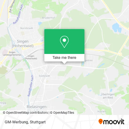 Карта GM-Werbung