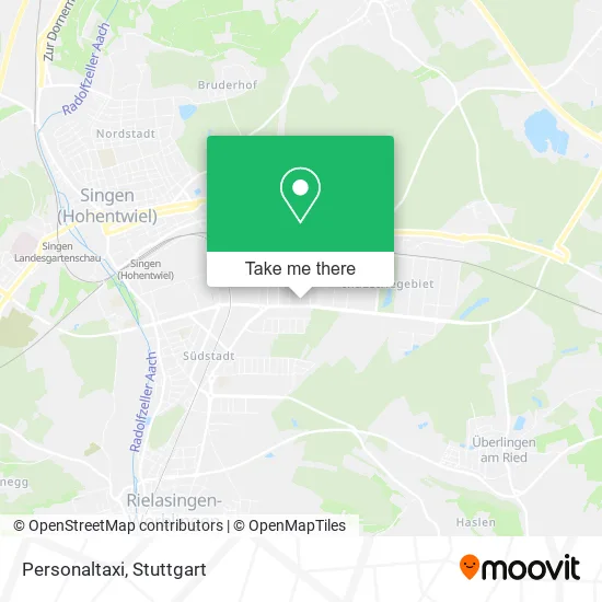 Карта Personaltaxi