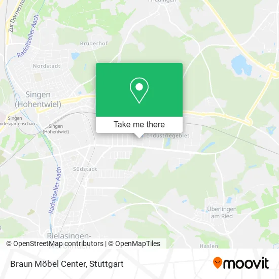 Карта Braun Möbel Center