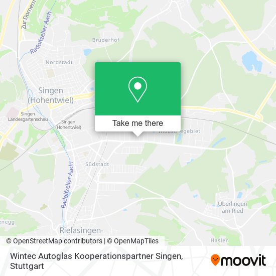 Wintec Autoglas Kooperationspartner Singen map