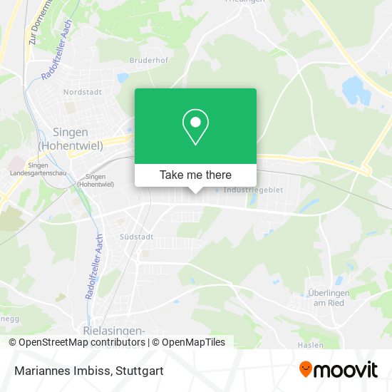 Mariannes Imbiss map