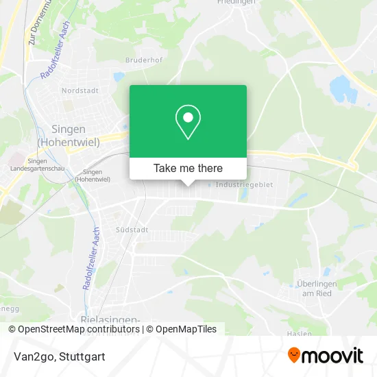Карта Van2go