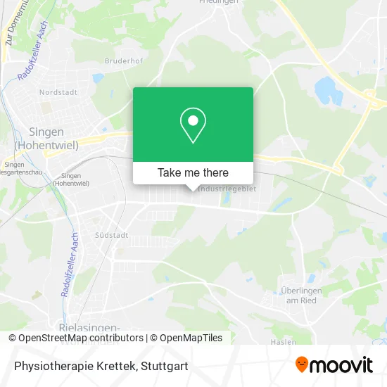 Карта Physiotherapie Krettek
