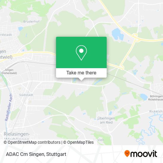 Карта ADAC Cm Singen