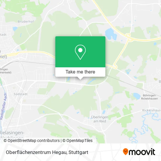 Карта Oberflächenzentrum Hegau